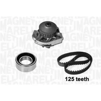 Pompe à eau + kit de courroie crantée MAGNETI MARELLI 341404810001