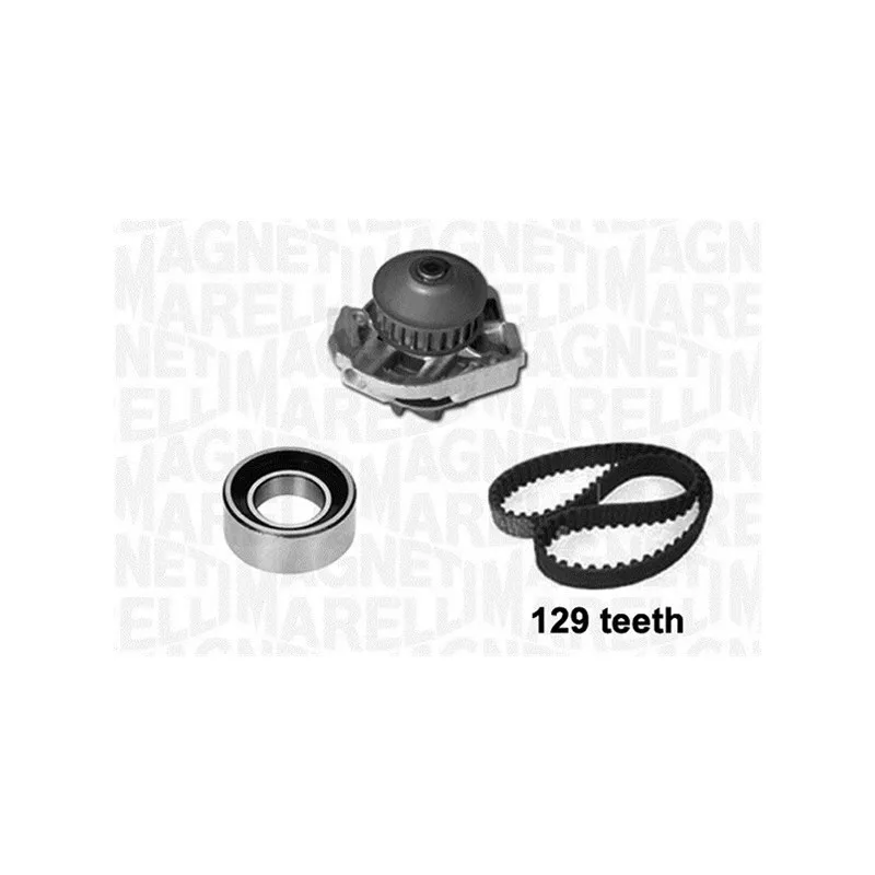 Pompe à eau + kit de courroie crantée MAGNETI MARELLI 341404820001
