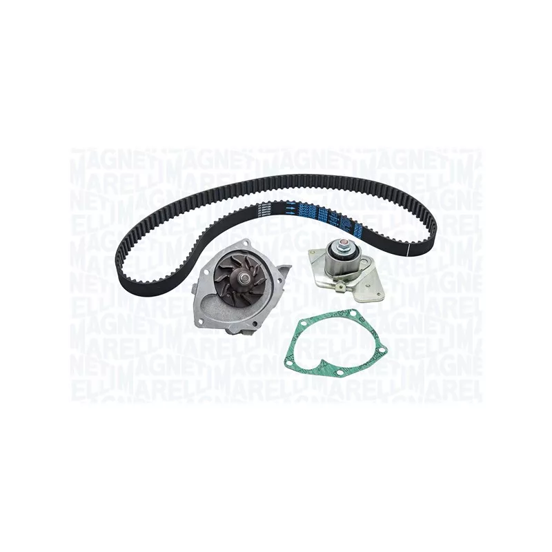 Pompe à eau + kit de courroie crantée MAGNETI MARELLI 341404900001