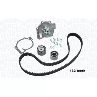Pompe à eau + kit de courroie crantée MAGNETI MARELLI