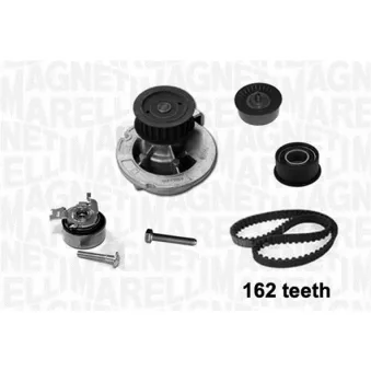 Pompe à eau + kit de courroie crantée MAGNETI MARELLI 341405720002