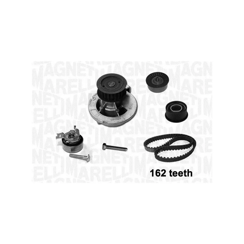 Pompe à eau + kit de courroie crantée MAGNETI MARELLI 341405720002