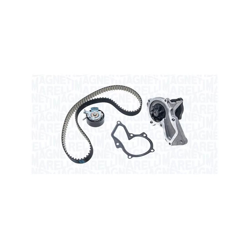 Pompe à eau + kit de courroie crantée MAGNETI MARELLI 341406630002