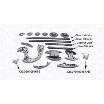 Kit de distribution par chaîne MAGNETI MARELLI