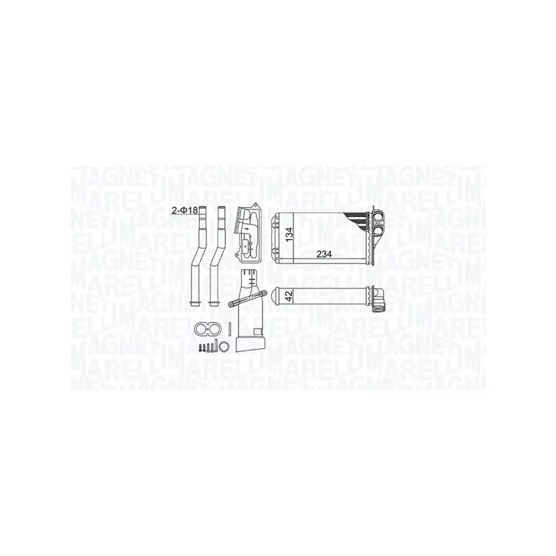 Système de chauffage MAGNETI MARELLI 350218466000