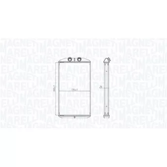 Système de chauffage MAGNETI MARELLI 350218522000