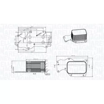 Radiateur d'huile MAGNETI MARELLI