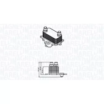 Radiateur d'huile MAGNETI MARELLI 350300004700