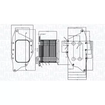 Radiateur d'huile MAGNETI MARELLI 350300005000