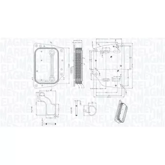 Radiateur d'huile MAGNETI MARELLI 350300005400
