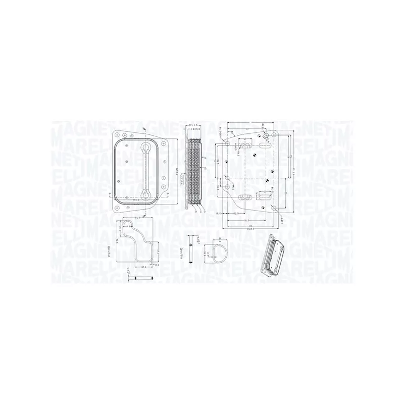 Radiateur d'huile MAGNETI MARELLI 350300005400