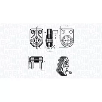 Radiateur d'huile MAGNETI MARELLI