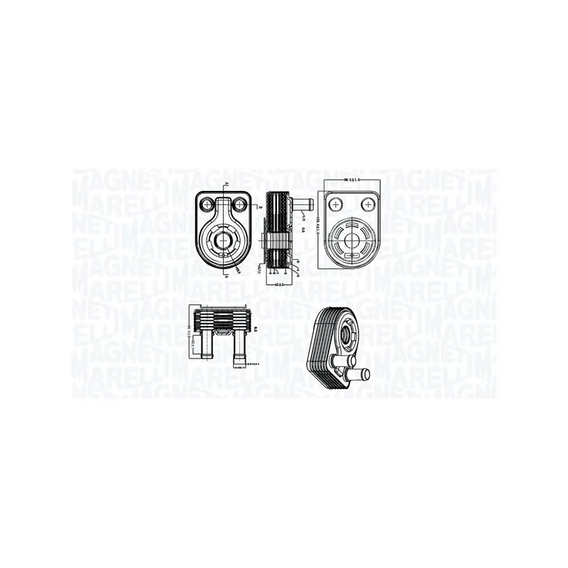 Radiateur d'huile MAGNETI MARELLI 350300005500