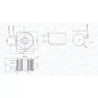Radiateur d'huile MAGNETI MARELLI