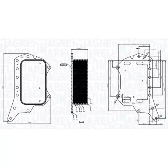 Radiateur d'huile MAGNETI MARELLI 350300005900