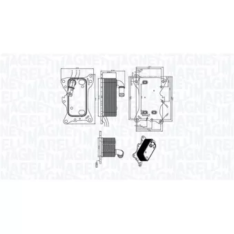 Radiateur d'huile MAGNETI MARELLI