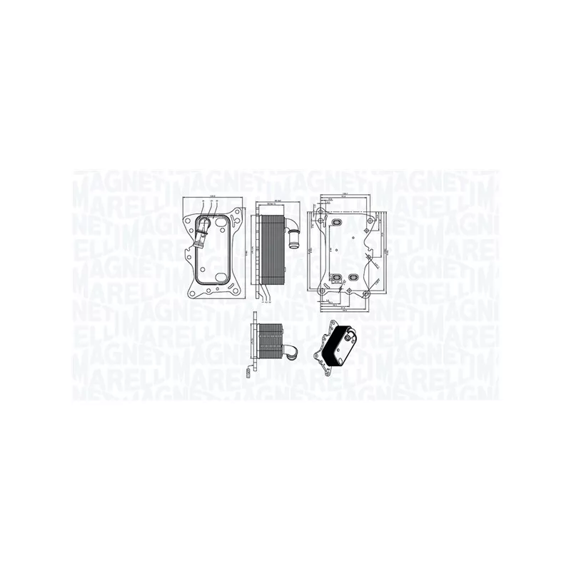 Radiateur d'huile MAGNETI MARELLI 350300006300