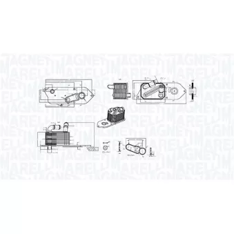 Radiateur d'huile MAGNETI MARELLI