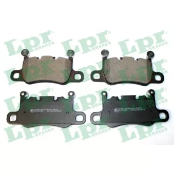 Jeu de 4 plaquettes de frein avant LPR 05P2322