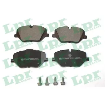 Jeu de 4 plaquettes de frein avant LPR