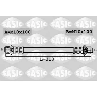 Flexible de frein SASIC