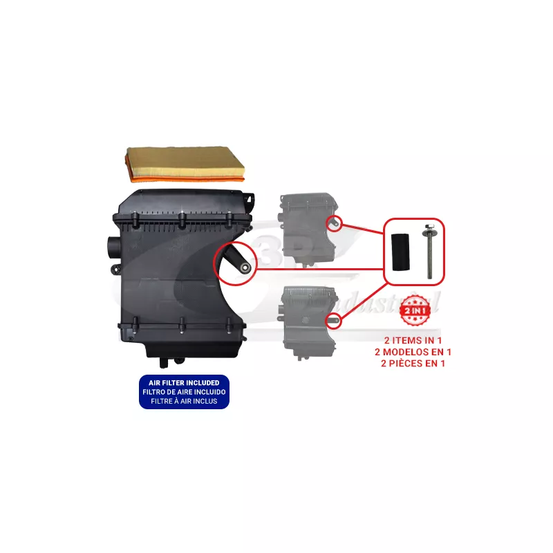 Boîte, filtre à air 3RG 75900