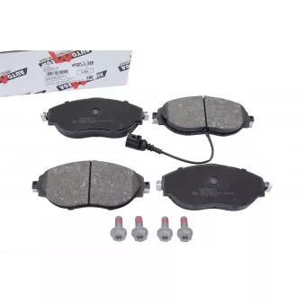 Jeu de 4 plaquettes de frein avant AUTOMEGA 250152710