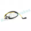 Contact d'avertissement, usure des plaquettes de frein RAP BRAKES R-G0224 - Visuel 1