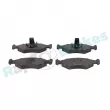 Jeu de 4 plaquettes de frein avant RAP BRAKES R-P0174 - Visuel 1