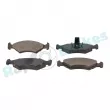 Jeu de 4 plaquettes de frein avant RAP BRAKES R-P0174 - Visuel 2