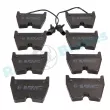 Jeu de 4 plaquettes de frein avant RAP BRAKES R-P0567 - Visuel 1
