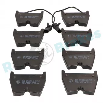 Jeu de 4 plaquettes de frein avant RAP BRAKES R-P0567