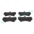 Jeu de 4 plaquettes de frein avant RAP BRAKES R-P0599 - Visuel 1