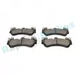 Jeu de 4 plaquettes de frein avant RAP BRAKES R-P0599 - Visuel 3