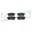 Jeu de 4 plaquettes de frein arrière RAP BRAKES R-P0753 - Visuel 1