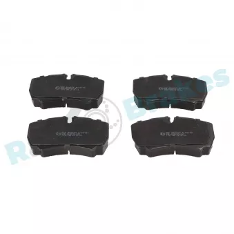 Jeu de 4 plaquettes de frein avant RAP BRAKES R-P0759
