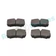 Jeu de 4 plaquettes de frein avant RAP BRAKES R-P0759 - Visuel 3