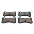 Jeu de 4 plaquettes de frein avant RAP BRAKES R-P0768 - Visuel 3