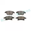 Jeu de 4 plaquettes de frein avant RAP BRAKES R-P0895 - Visuel 2