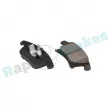 Jeu de 4 plaquettes de frein avant RAP BRAKES R-P0895 - Visuel 3