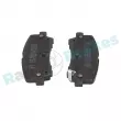 Jeu de 4 plaquettes de frein arrière RAP BRAKES R-P1604 - Visuel 3