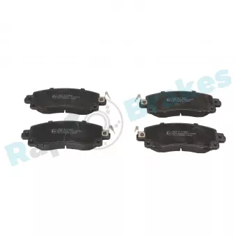 Jeu de 4 plaquettes de frein avant RAP BRAKES R-P1653