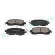 Jeu de 4 plaquettes de frein avant RAP BRAKES R-P1653 - Visuel 2