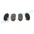 Jeu de 4 plaquettes de frein avant RAP BRAKES R-P1670 - Visuel 1