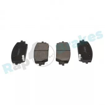 Jeu de 4 plaquettes de frein avant RAP BRAKES R-P1670