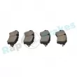 Jeu de 4 plaquettes de frein arrière RAP BRAKES R-P1689 - Visuel 3