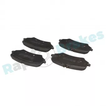 Jeu de 4 plaquettes de frein arrière RAP BRAKES R-P1692