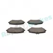 Jeu de 4 plaquettes de frein arrière RAP BRAKES R-P1692 - Visuel 3