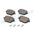 Jeu de 4 plaquettes de frein arrière RAP BRAKES R-P1694 - Visuel 1