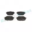 Jeu de 4 plaquettes de frein arrière RAP BRAKES R-P1694 - Visuel 3